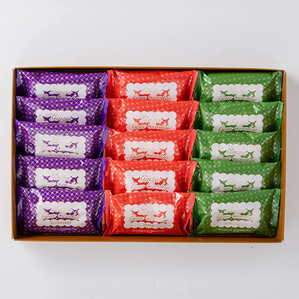◆銀座千疋屋 銀座ジェムクッキー15個×1箱 ◇ 【直送品】 返品・キャンセル・他商品と同時購入は不可