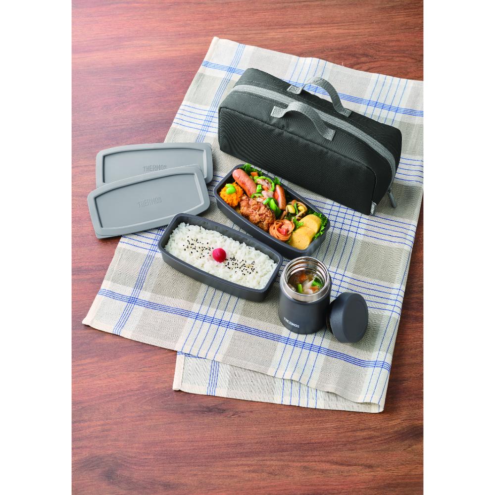 サーモス 真空断熱スープランチセット JEH-1000 BKGY 【直送品】 返品・キャンセル・他商品と同時購入は不可 - Image 6