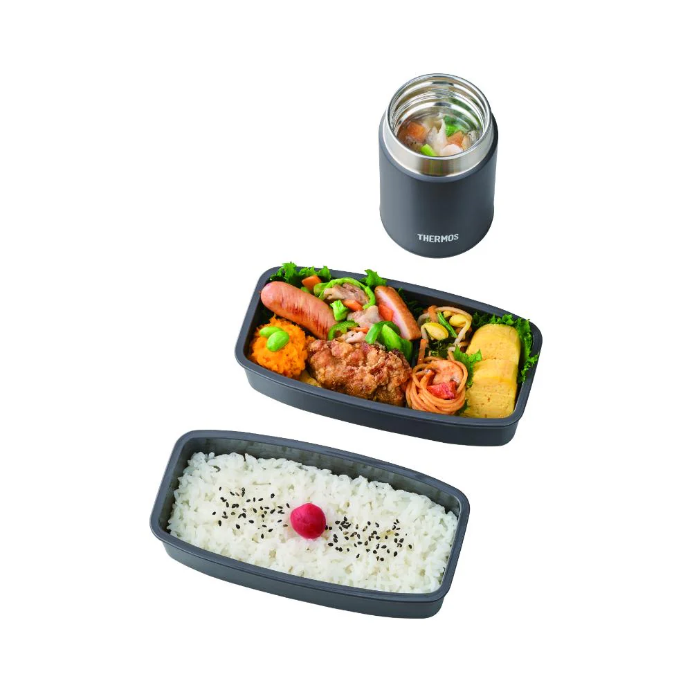 サーモス 真空断熱スープランチセット JEH-1000 BKGY 【直送品】 返品・キャンセル・他商品と同時購入は不可 - Image 7