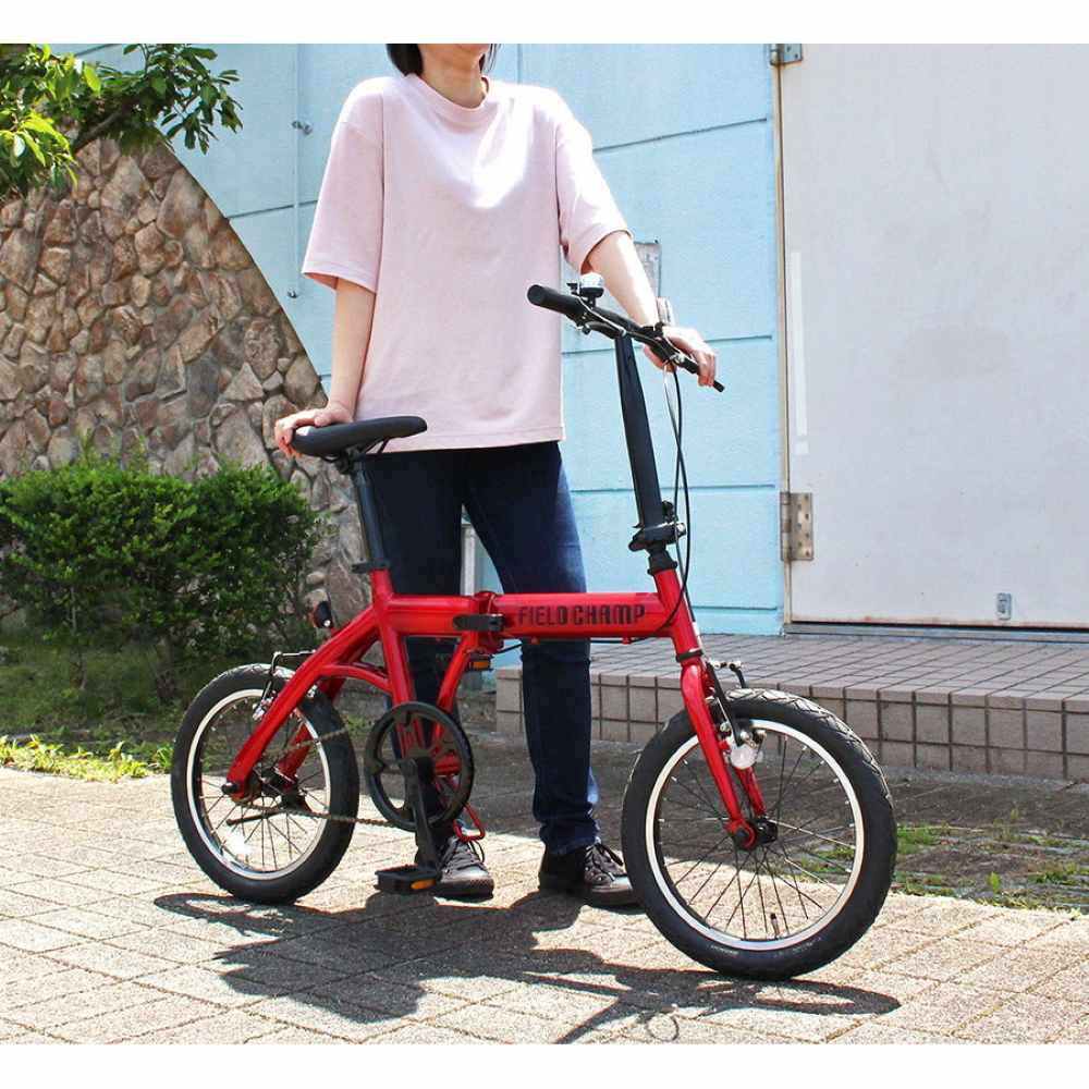 MB377 FIELD CHAMP 16インチ折畳み自転車RD 【直送品】 返品・キャンセル・他商品と同時購入は不可 - Image 3