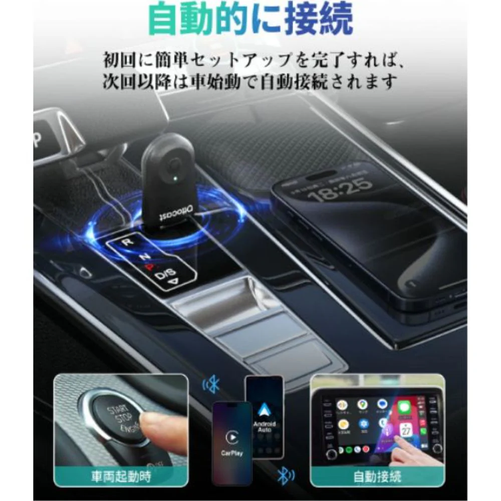 MINI CA505-T OTTOCASTMINIワイヤレス AUTOアダプター - Image 6
