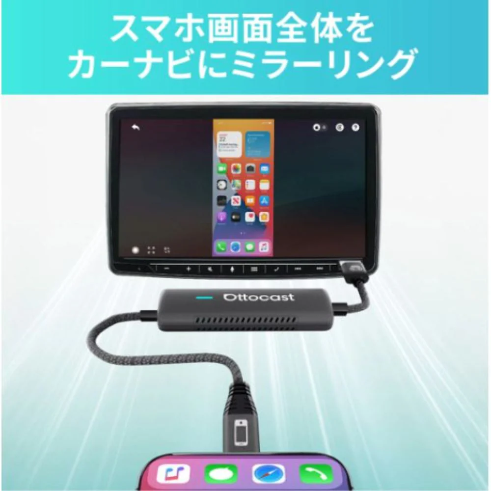 CA450 OTTOCAST Mirror Touch ワイヤレスCayアダプター - Image 2
