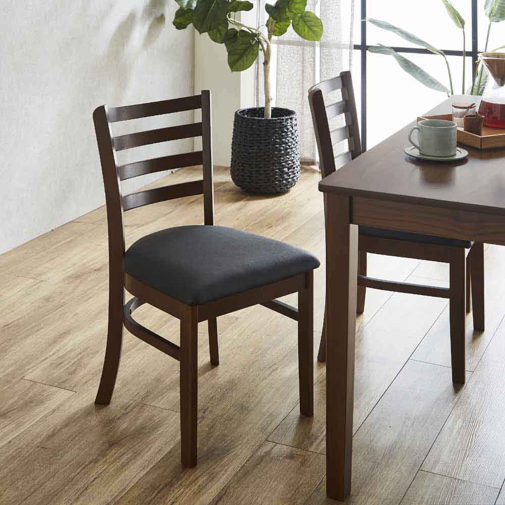 幅120cmダイニング4点セット DC-ERN-4-BR 【直送品】 返品・キャンセル・他商品と同時購入は不可 - Image 5