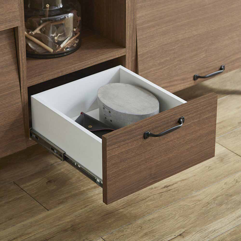 北欧風国産幅72cmの国産キャビネット CN-GY-W72-WN 【直送品】 返品・キャンセル・他商品と同時購入は不可 - Image 4