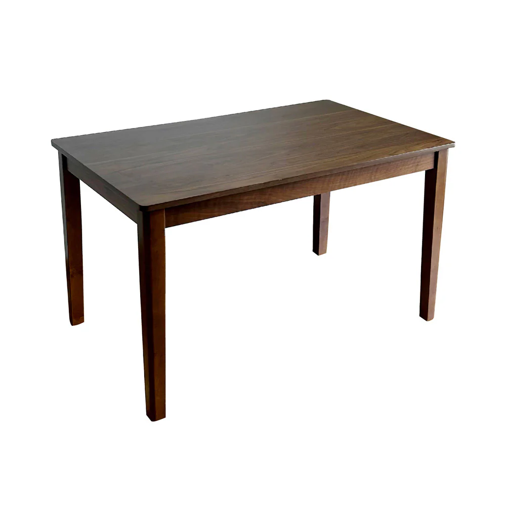 幅120cmダイニングテーブル DT120-ERN-BR 【直送品】 返品・キャンセル・他商品と同時購入は不可