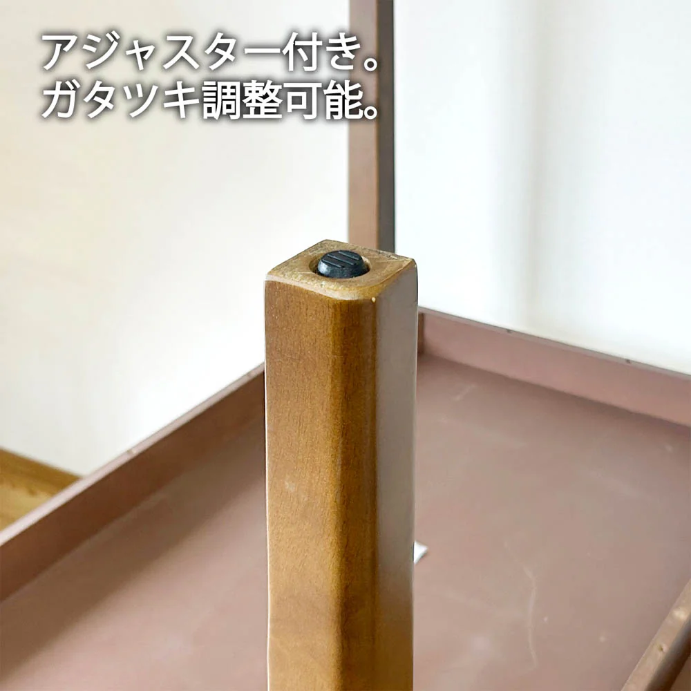 幅120cmダイニングテーブル DT120-ERN-BR 【直送品】 返品・キャンセル・他商品と同時購入は不可 - Image 5