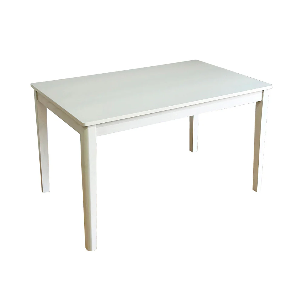 幅120cmダイニングテーブル DT120-ERN-WH 【直送品】 返品・キャンセル・他商品と同時購入は不可