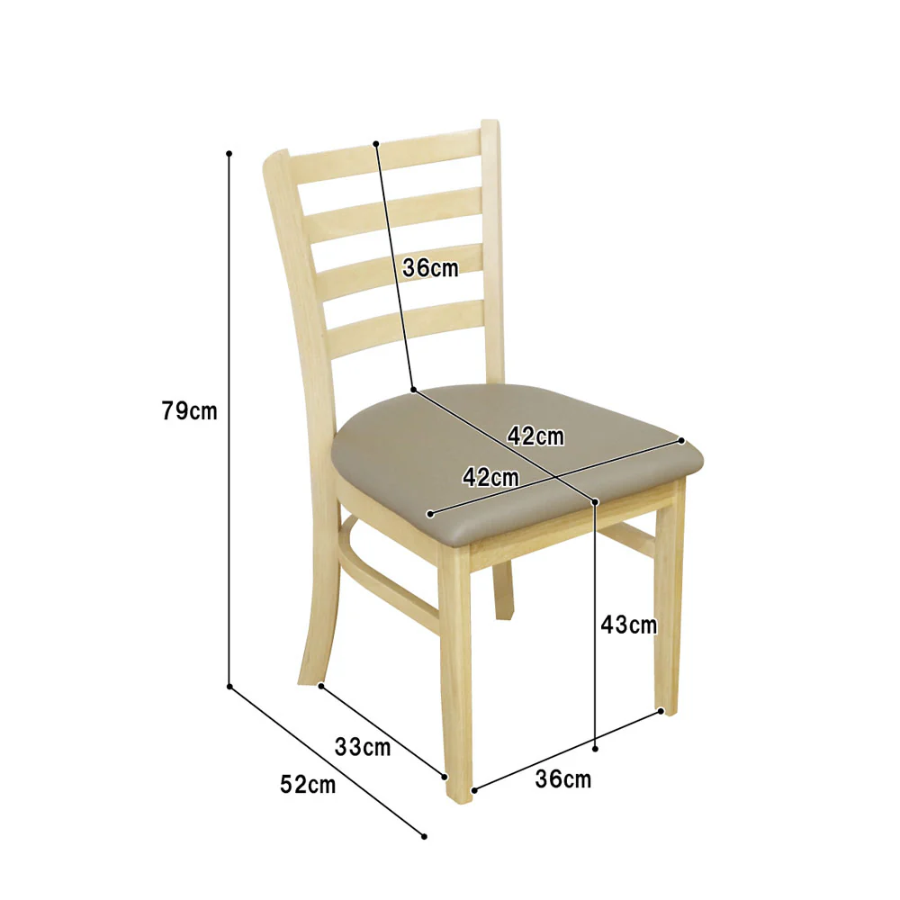 ダイニングチェアー2脚組 DCHAIR-ERN-BR 【直送品】 返品・キャンセル・他商品と同時購入は不可 - Image 6