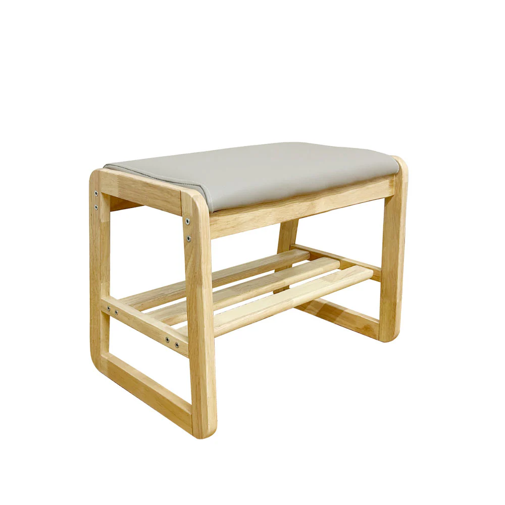 幅55cmシューズベンチBT-SHOE-BENCH-W55-NA 【直送品】 返品・キャンセル・他商品と同時購入は不可