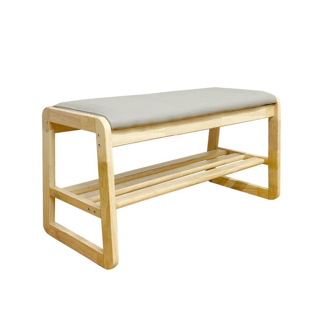 幅80cmシューズベンチBT-SHOE-BENCH-W80-NA 【直送品】 返品・キャンセル・他商品と同時購入は不可