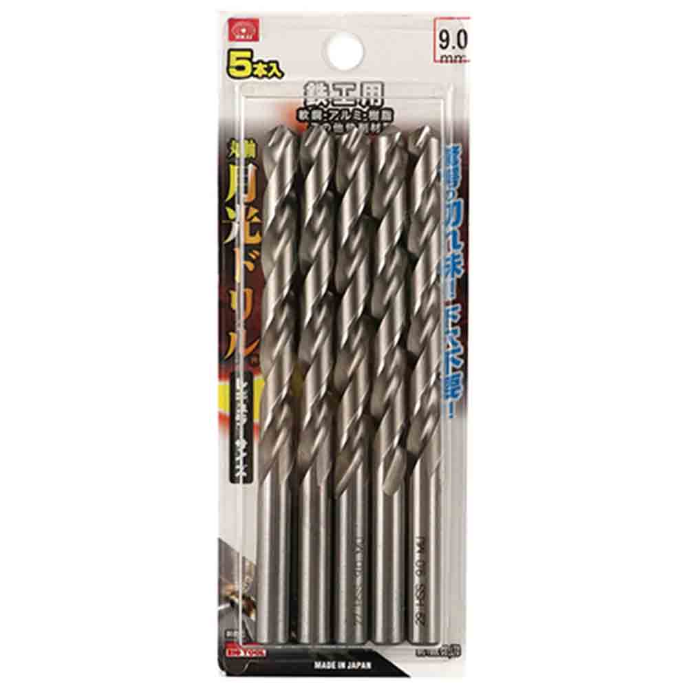 鉄工用月光ドリル 5本入 FSSGP5P9.0 【直送品】 返品・キャンセル・他商品と同時購入は不可 - Image 2