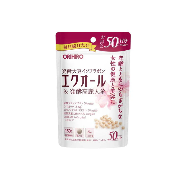 ◆オリヒロ エクオール&発酵高麗人参 徳用150粒 - Image 4