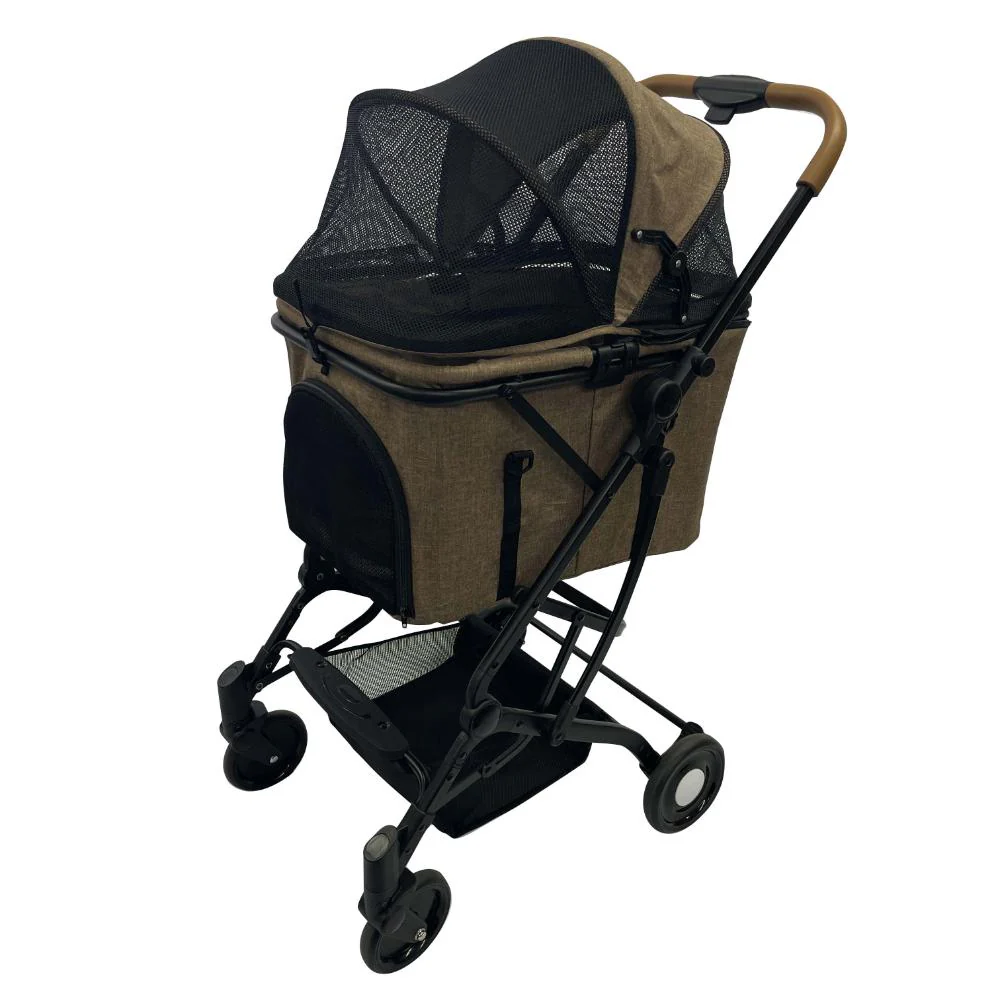 2wayペットカート ブラウン 【直送品】 返品・キャンセル・他商品と同時購入は不可