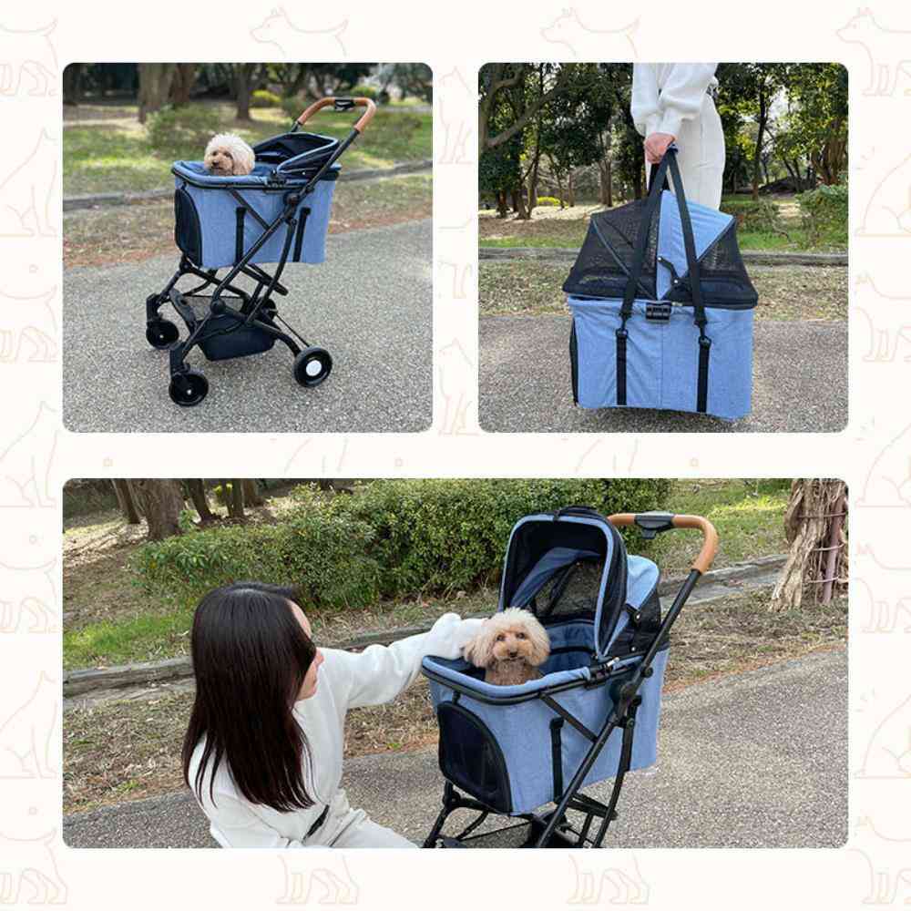 2wayペットカート ブラウン 【直送品】 返品・キャンセル・他商品と同時購入は不可 - Image 8
