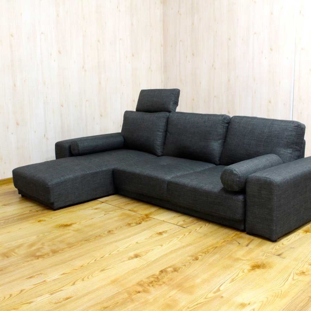 2口コンセント付きロータイプカウチソファ SO-21-GY 【直送品】 返品・キャンセル・他商品と同時購入は不可 - Image 3