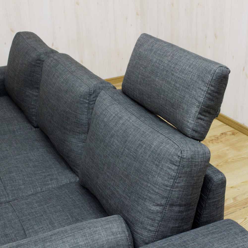 2口コンセント付きロータイプカウチソファ SO-21-GY 【直送品】 返品・キャンセル・他商品と同時購入は不可 - Image 4