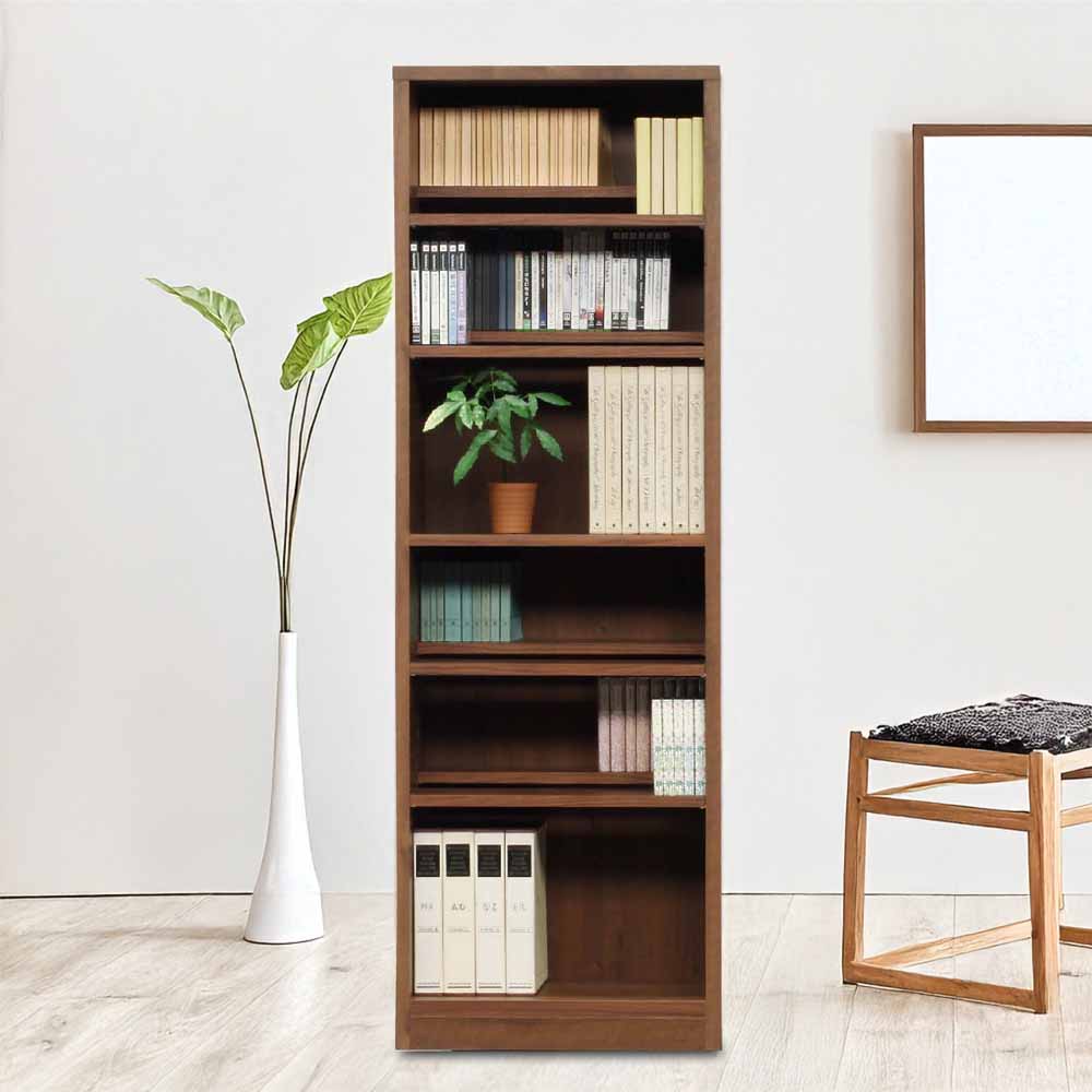 コミックシェルフ幅60cmのハイタイプ CC-00-60H-BR 【直送品】 返品・キャンセル・他商品と同時購入は不可 - Image 2