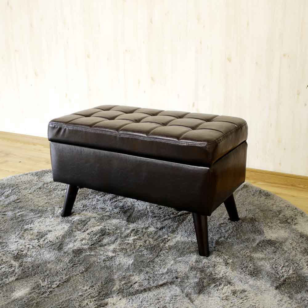 幅75cm収納付きスルーツ ST-MY-75-DBR 【直送品】 返品・キャンセル・他商品と同時購入は不可 - Image 4