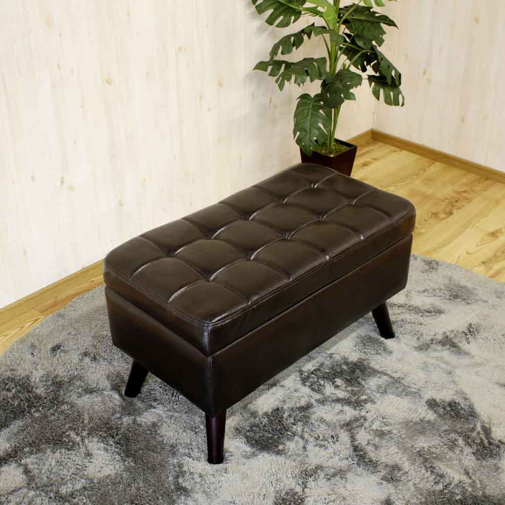 幅75cm収納付きスルーツ ST-MY-75-DBR 【直送品】 返品・キャンセル・他商品と同時購入は不可 - Image 5