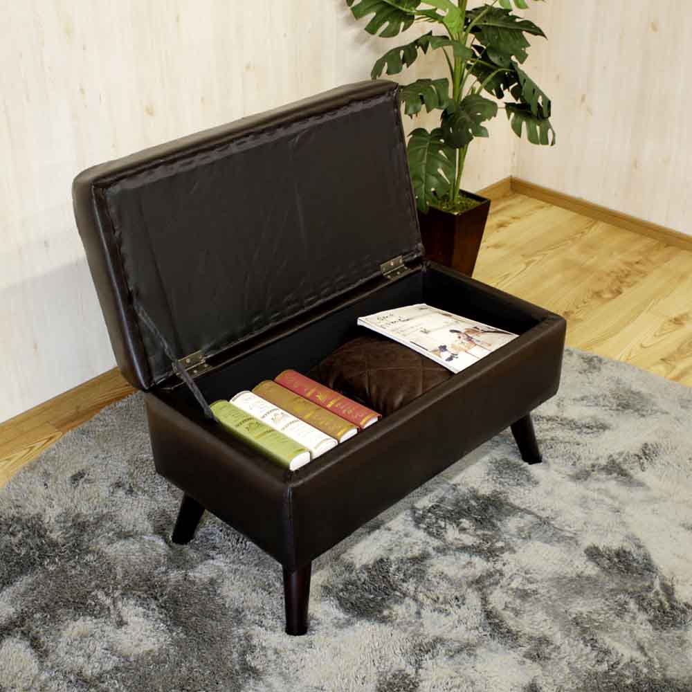 幅75cm収納付きスルーツ ST-MY-75-DBR 【直送品】 返品・キャンセル・他商品と同時購入は不可 - Image 6