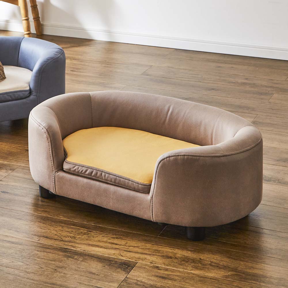 座面リバーシブルタイプのペットソファー PSO-LEO-LBR 【直送品】 返品・キャンセル・他商品と同時購入は不可 - Image 5