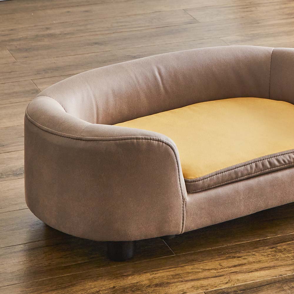 座面リバーシブルタイプのペットソファー PSO-LEO-LBR 【直送品】 返品・キャンセル・他商品と同時購入は不可 - Image 6