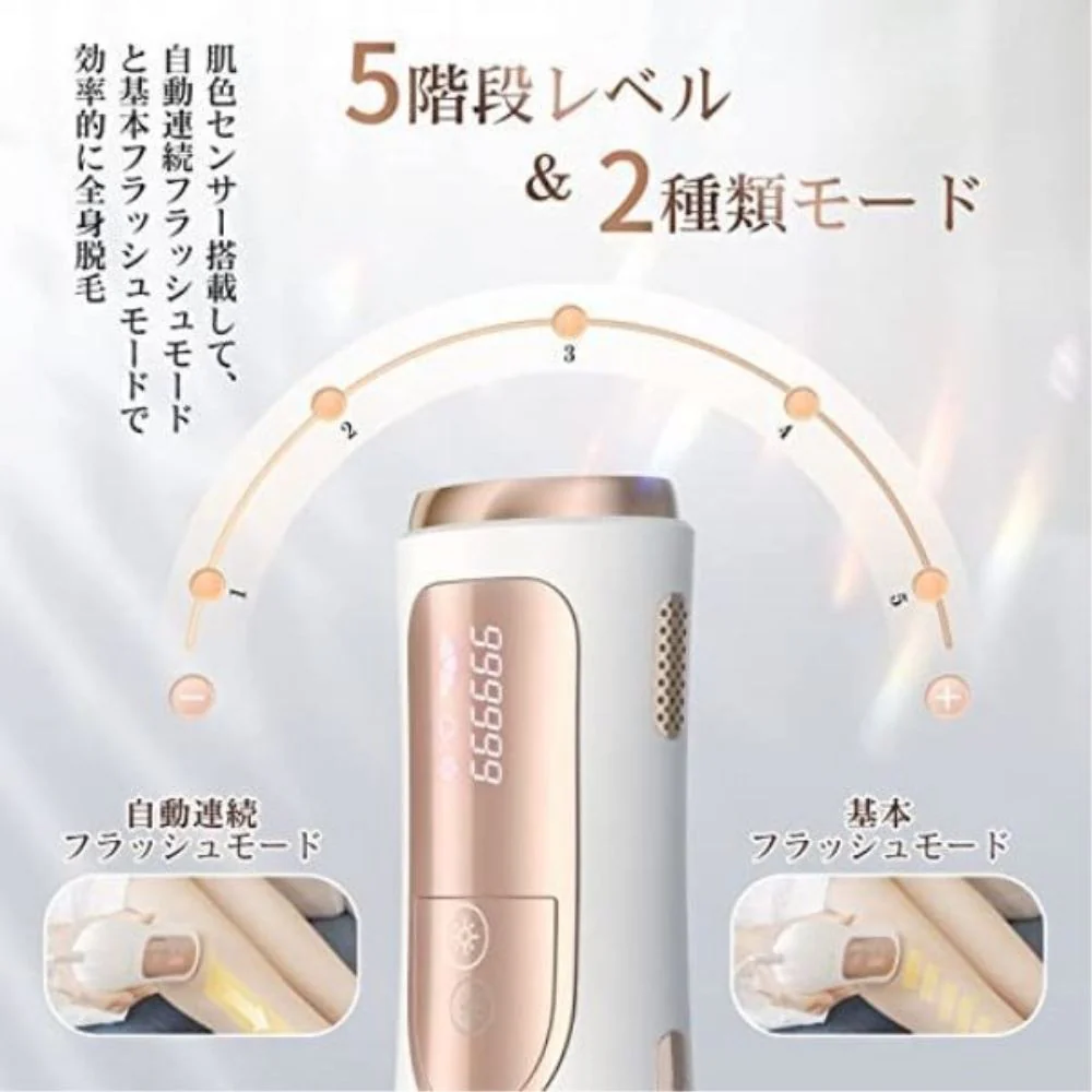 家庭用脱毛器セット Pro 05-ADTMP-002 【直送品】 返品・キャンセル・他商品と同時購入は不可 - Image 5