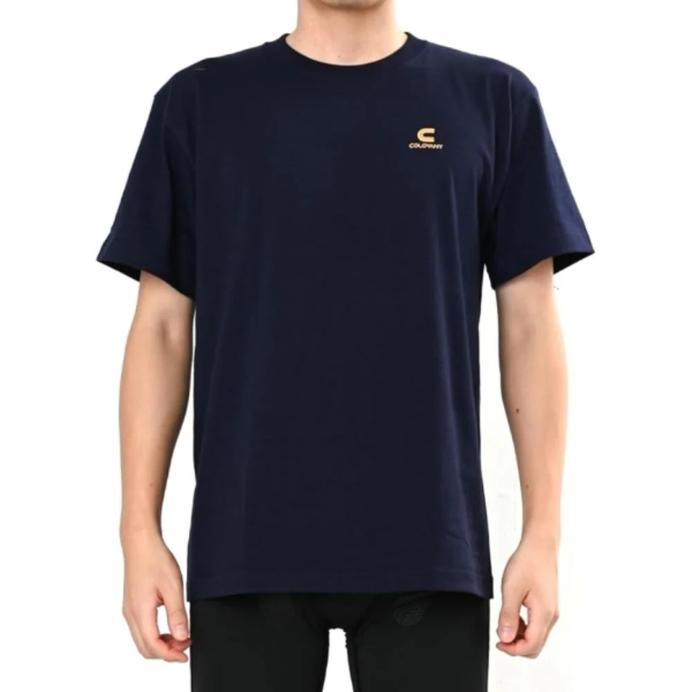 コロバニィ コットン Tシャツ L ネイビー 10608L 【直送品】 返品・キャンセル・他商品と同時購入は不可
