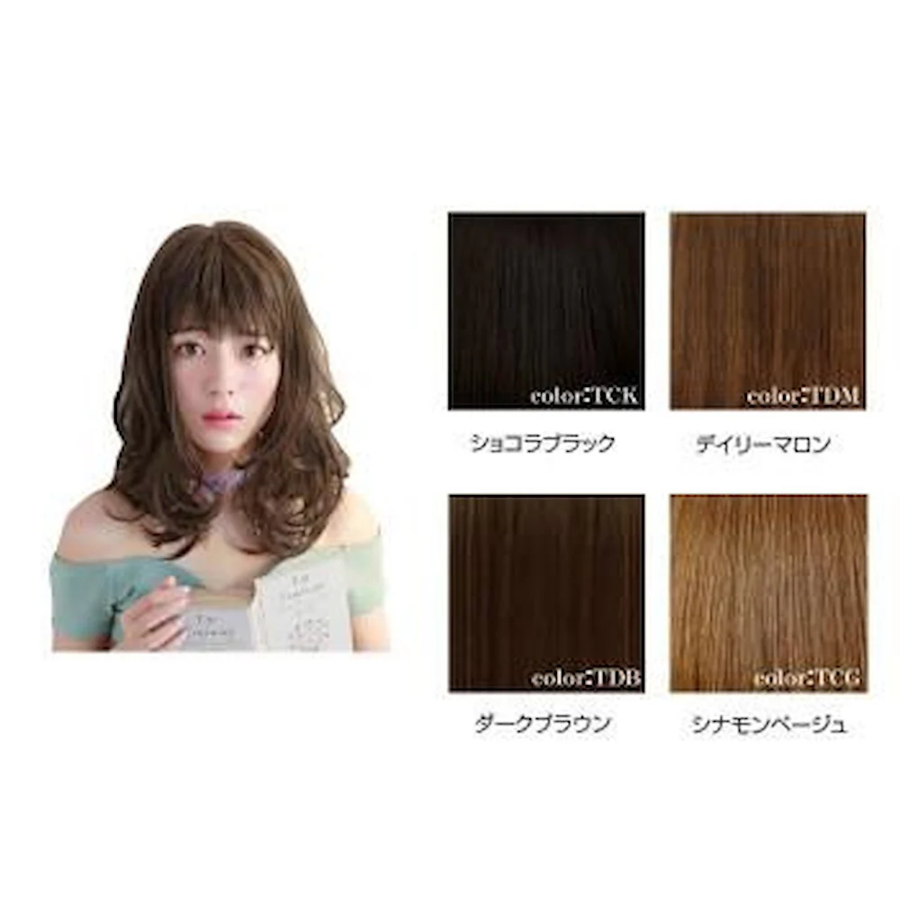 プリシラ オールウィッグ フリルカールミディ A-693 耐熱 【直送品】 返品・キャンセル・他商品と同時購入は不可 - Image 2