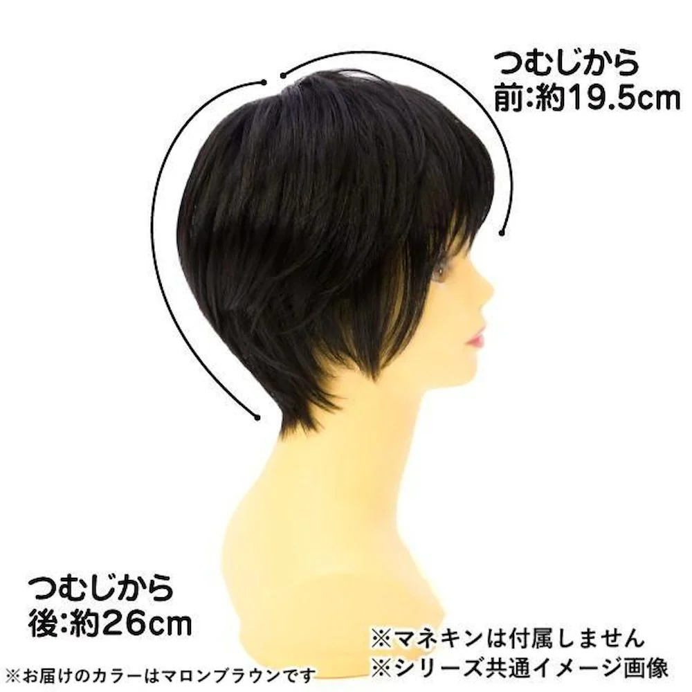 プリシラ オールウィッグ ナチュラルショート A-676 耐熱 【直送品】 返品・キャンセル・他商品と同時購入は不可 - Image 4