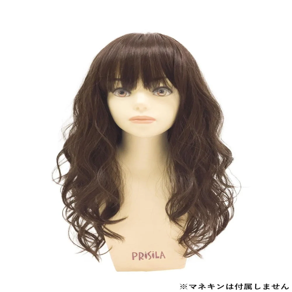 プリシラ オールウィッグ フラッフィーウェーブロング 耐熱 【直送品】 返品・キャンセル・他商品と同時購入は不可