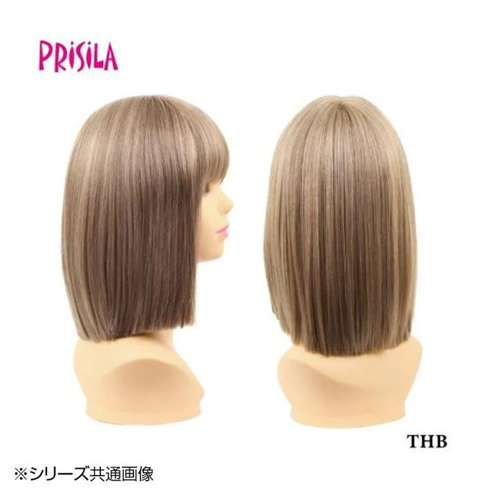 プリシラ オールウィッグ エッジブラントボブ 耐熱 ブラック 【直送品】 返品・キャンセル・他商品と同時購入は不可 - Image 2