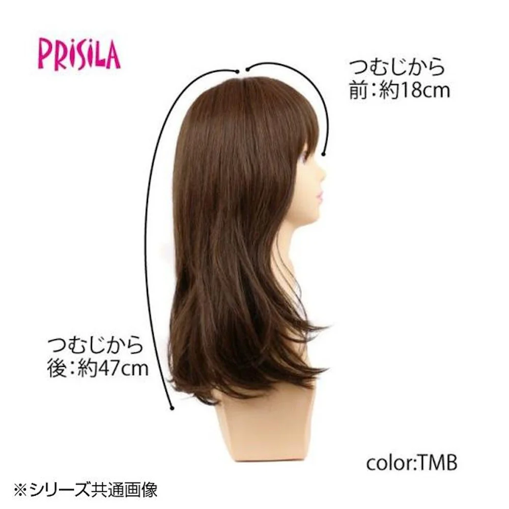 プリシラ オールウィッグ フレイウェーブセミディ 耐熱 【直送品】 返品・キャンセル・他商品と同時購入は不可 - Image 3
