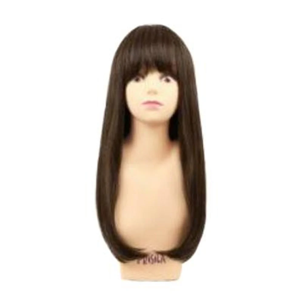ガーリッシュストレートミディ 耐熱 TDB ダークブラウン 【直送品】 返品・キャンセル・他商品と同時購入は不可