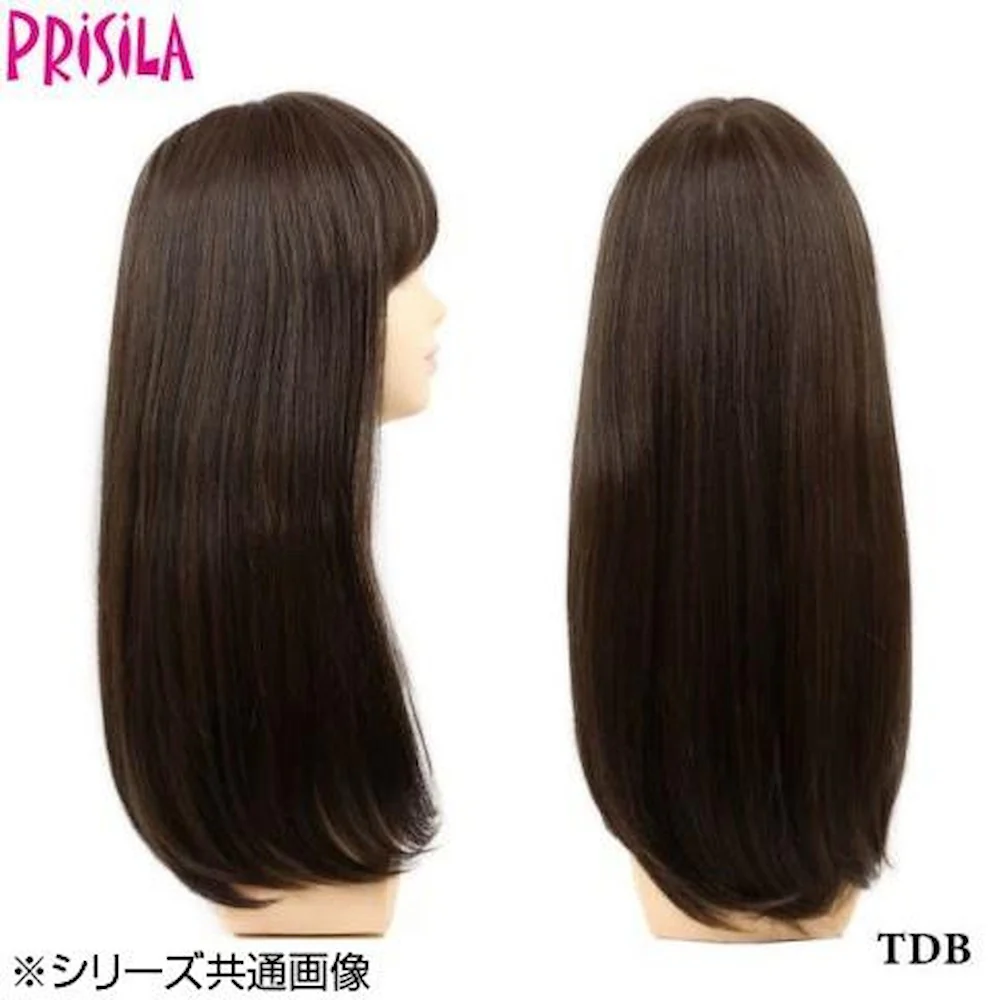 ガーリッシュストレートミディ 耐熱 TDB ダークブラウン 【直送品】 返品・キャンセル・他商品と同時購入は不可 - Image 2