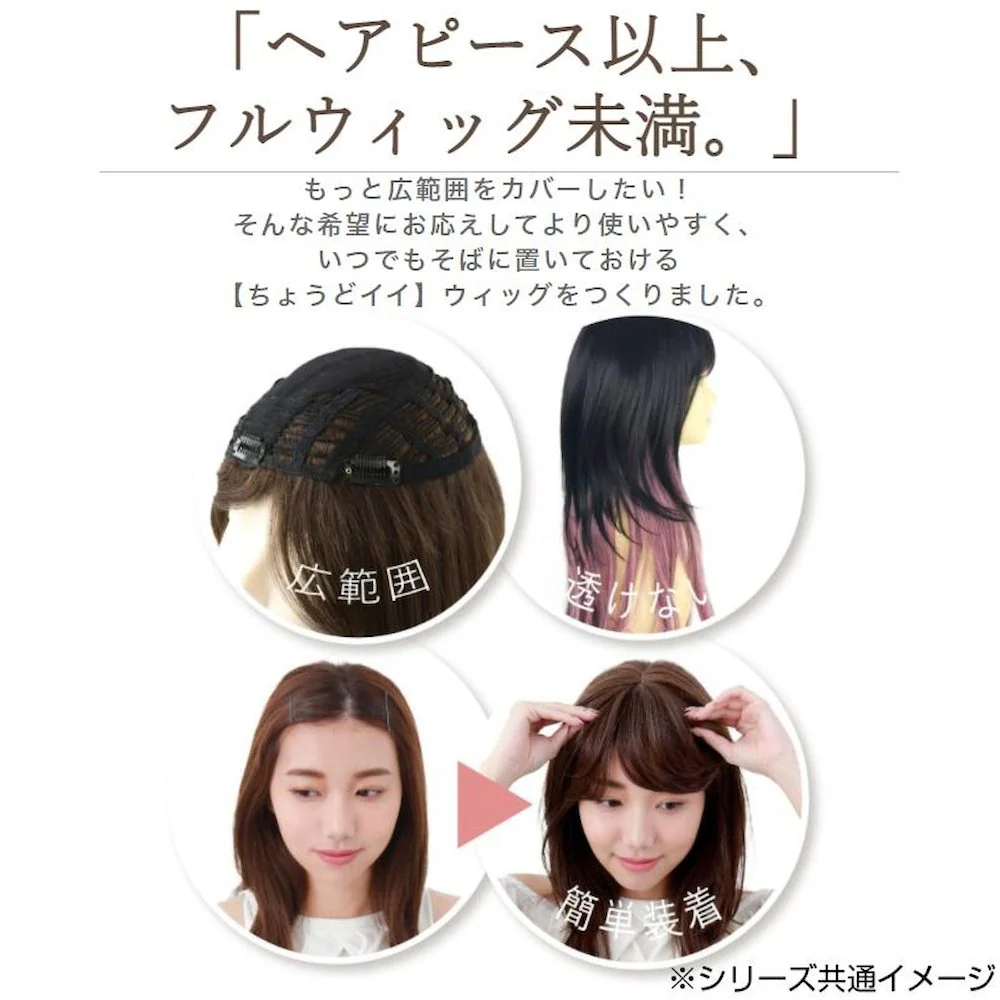 プリシラ 5分ウィッグニュアンスストレート耐熱ナチュラルカラー 【直送品】 返品・キャンセル・他商品と同時購入は不可 - Image 3