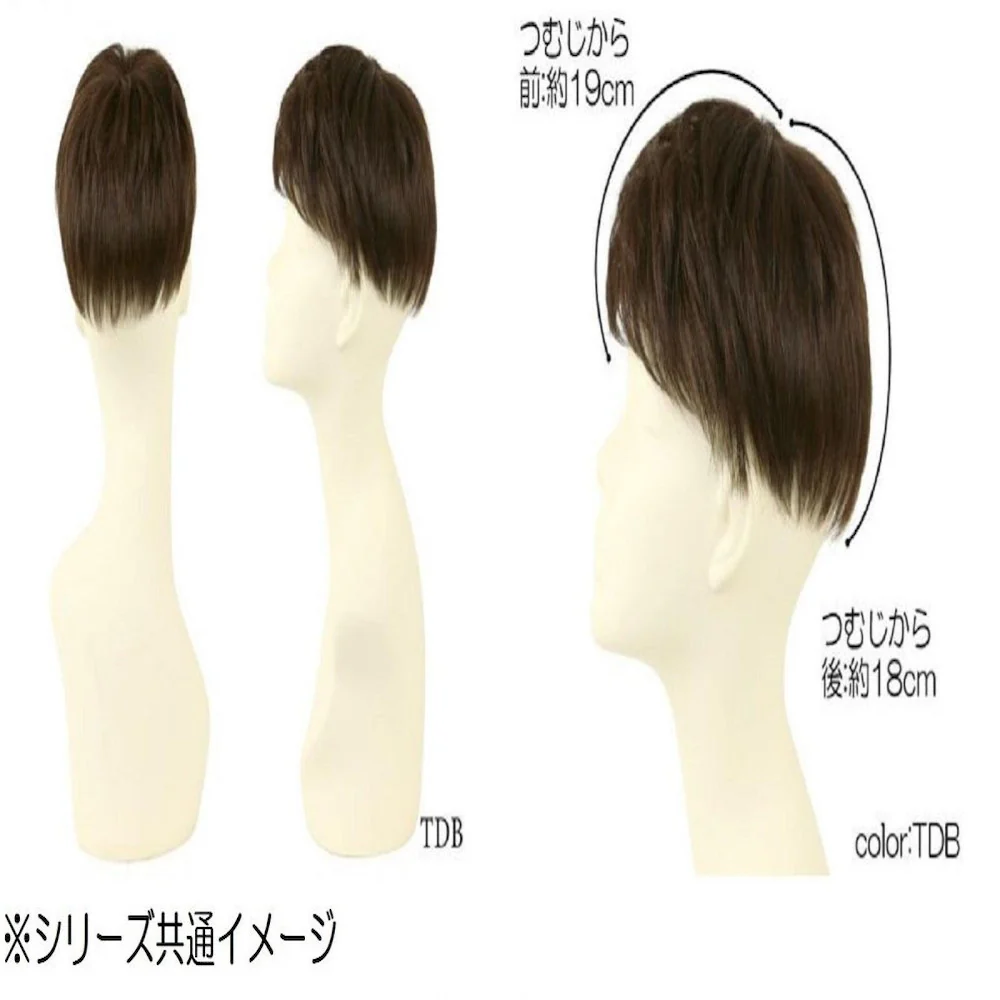 プリシラ 男性用5分ウィッグ レイヤーショート 耐熱 【直送品】 返品・キャンセル・他商品と同時購入は不可 - Image 2