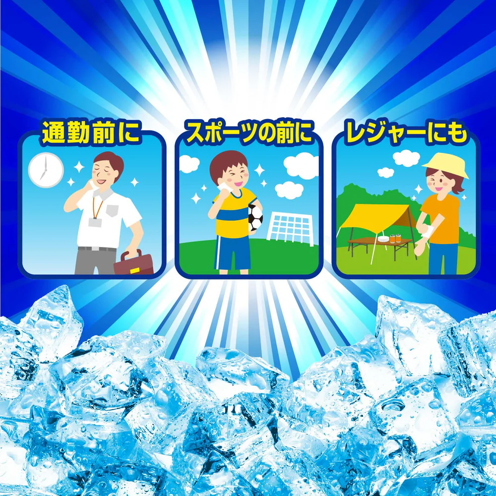 レック 熱中レスキュー ボディクールシート鬼クール20枚×2個パック入り - Image 4