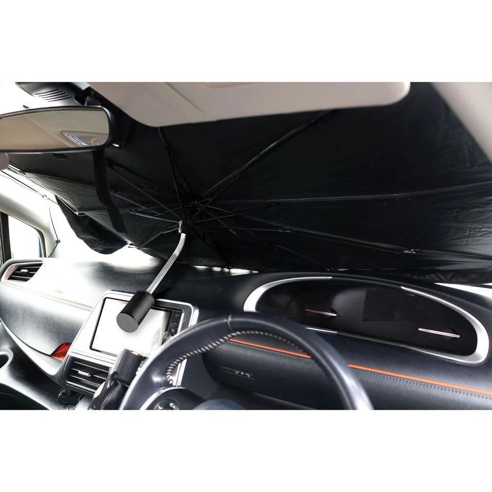 トレードワン 車用折りたたみ式サンシェードパラソル フレキシブル S - Image 14