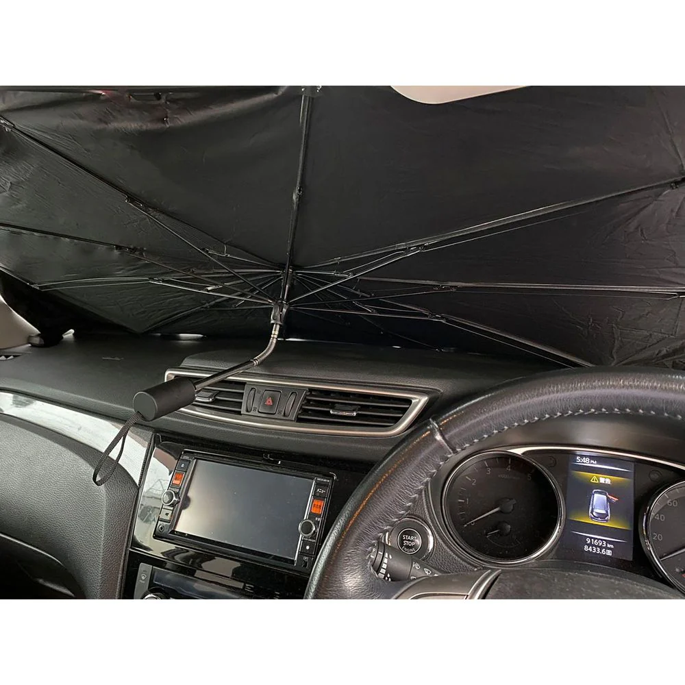 トレードワン 車用折りたたみ式サンシェードパラソル フレキシブル M - Image 2