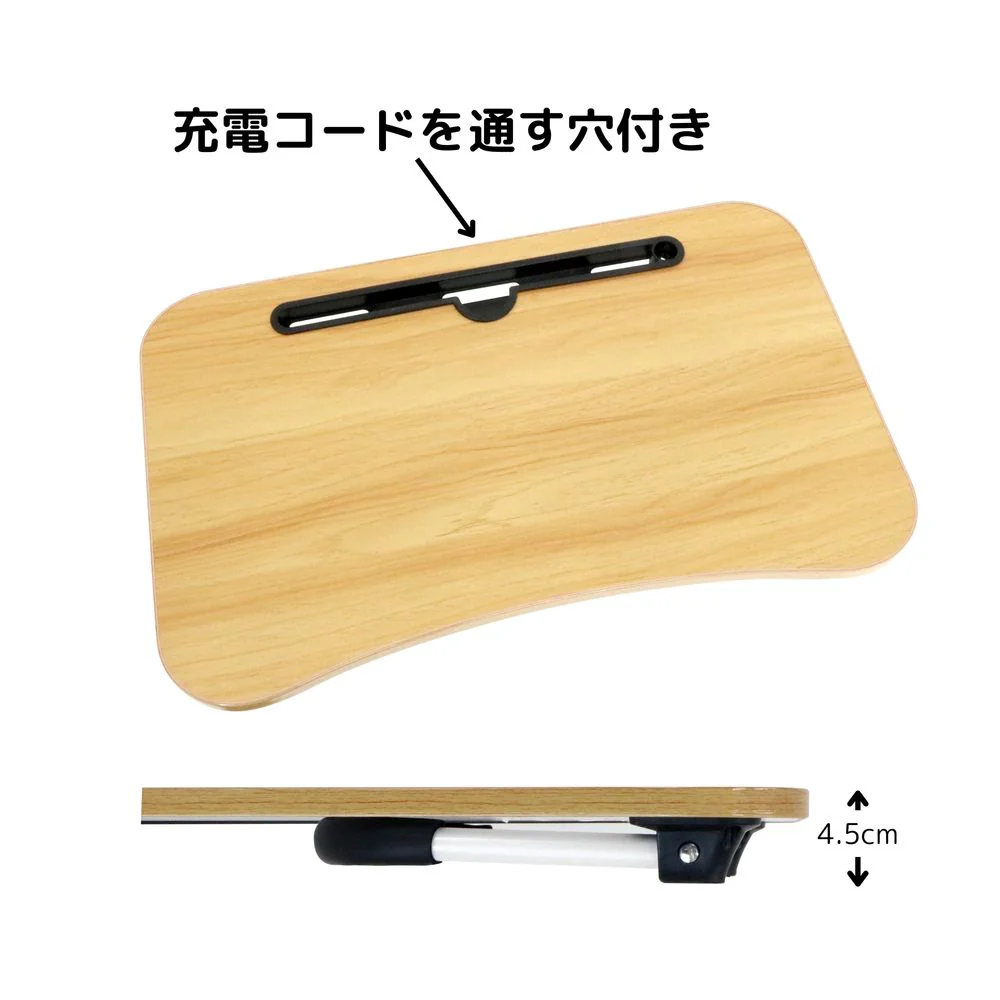 トレードワン 折りたたみガジェットテーブルミニ ブラウン - Image 7