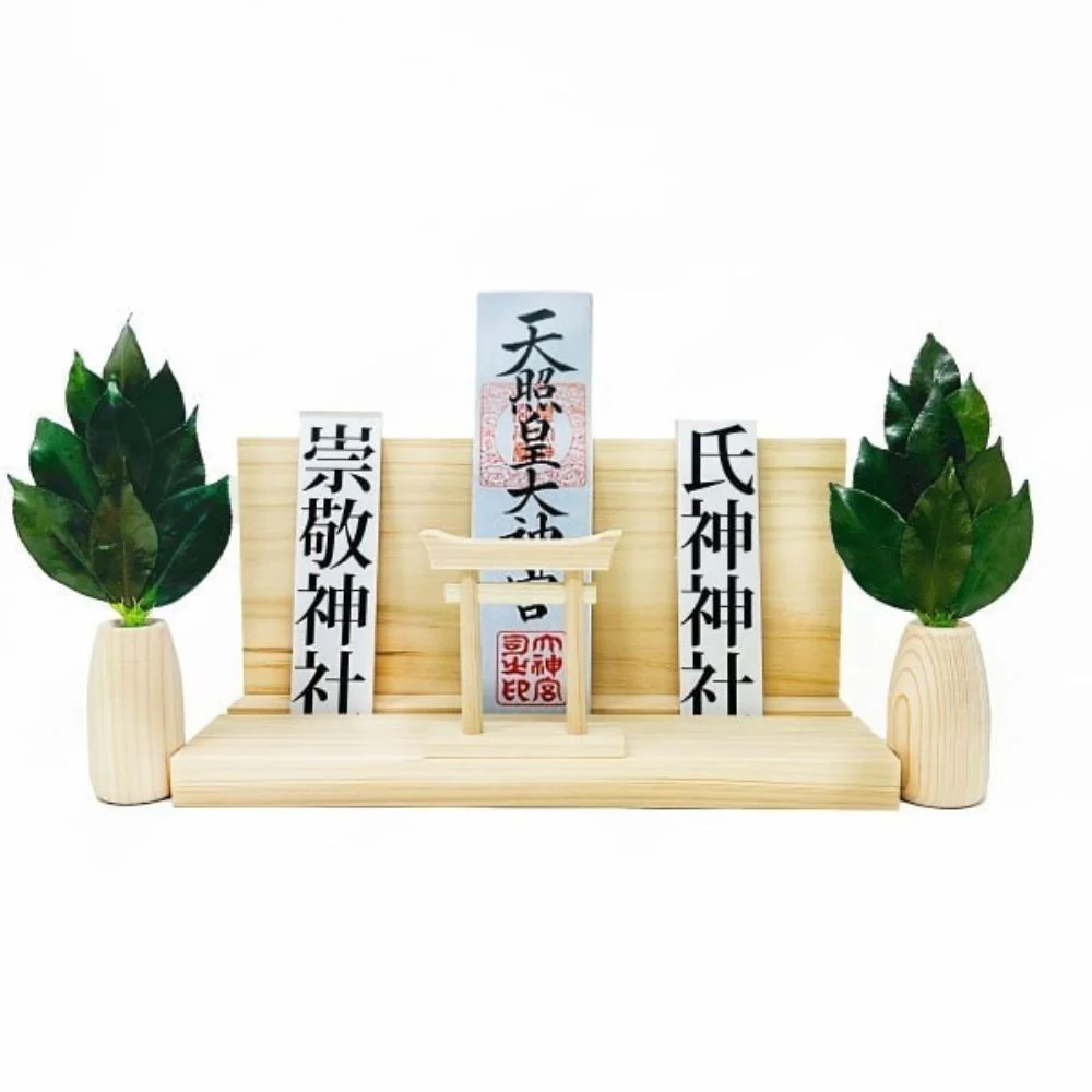 ミニ S 榊 鳥居付き神棚大セット ST-037 【直送品】 返品・キャンセル・他商品と同時購入は不可