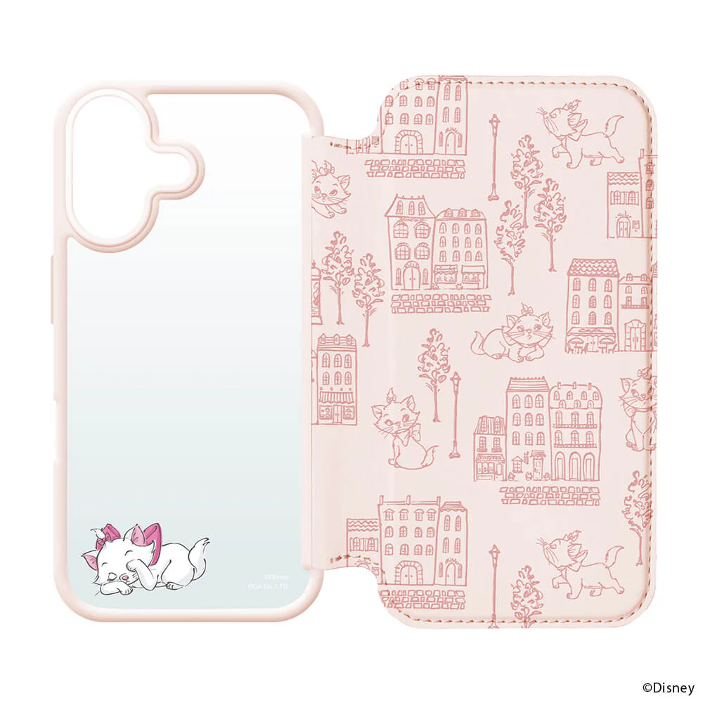 PGA iPhone 16用 ガラスフリップケース ディズニーマリー PG-D24AGF03MAR 70g - Image 5