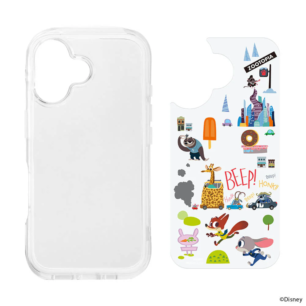 PGA iPhone 16用 エアクッションケース ズートピア PG-D24APT01ZTP 40g - Image 4