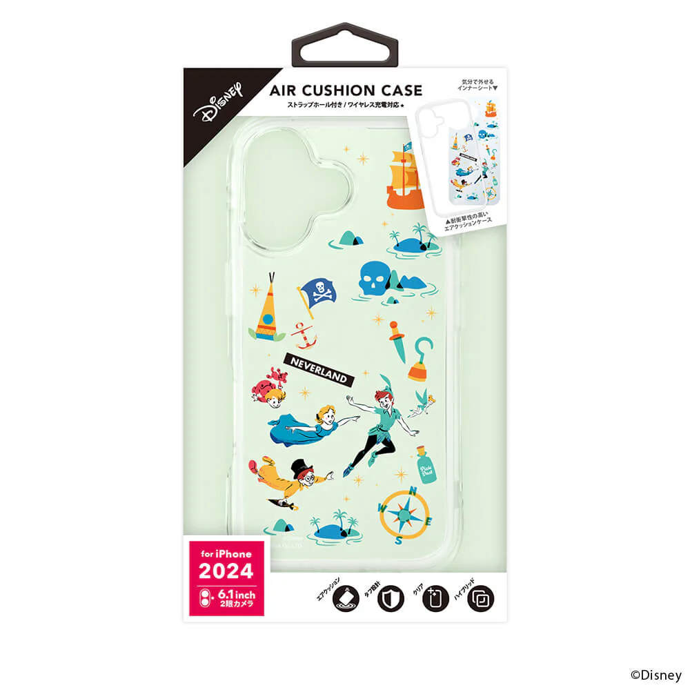 PGA iPhone 16用 エアクッションケース ピーター・パン PG-D24APT03PTR 40g - Image 2