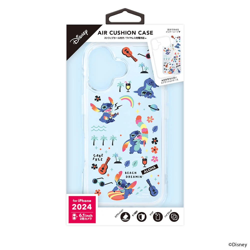 PGA iPhone 16用 エアクッションケース スティッチ PG-D24APT04STI 40g - Image 2