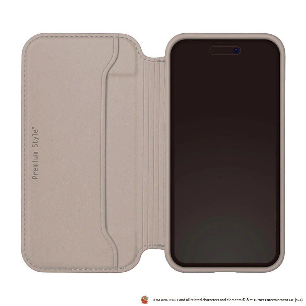 PGA iPhone 16用 ガラスフリップケース トムとジェリー PG-W24AGF01TAJ 70g - Image 4