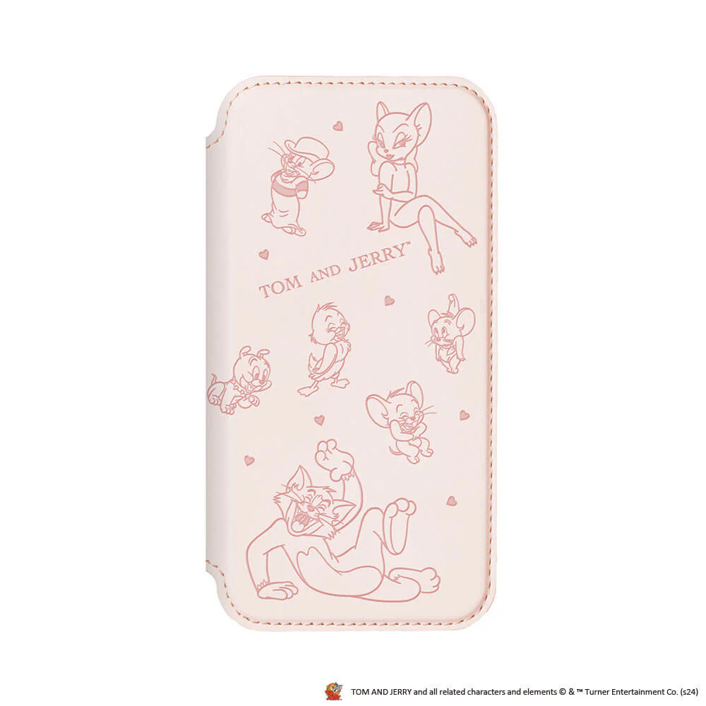 PGA iPhone 16用 ガラスフリップケース トムとジェリー PG-W24AGF02TAJ 70g - Image 3