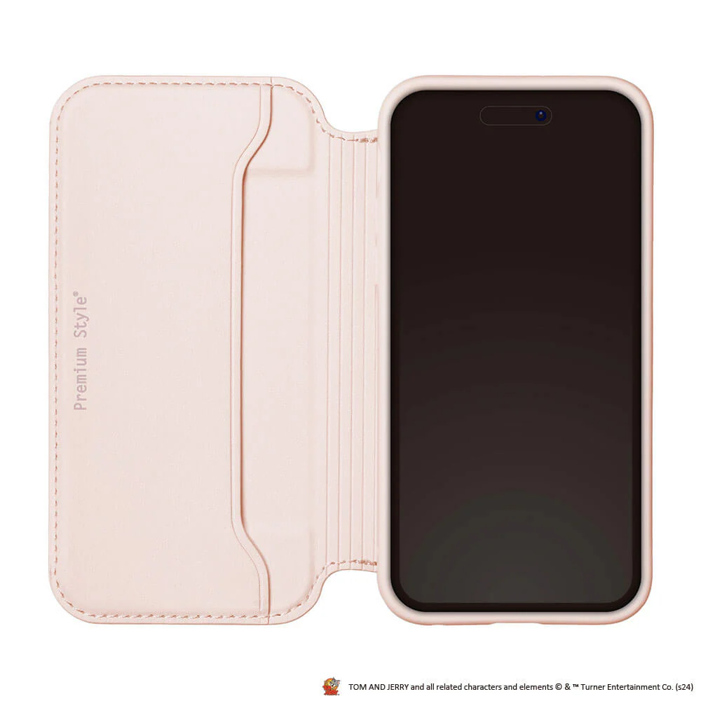 PGA iPhone 16用 ガラスフリップケース トムとジェリー PG-W24AGF02TAJ 70g - Image 4