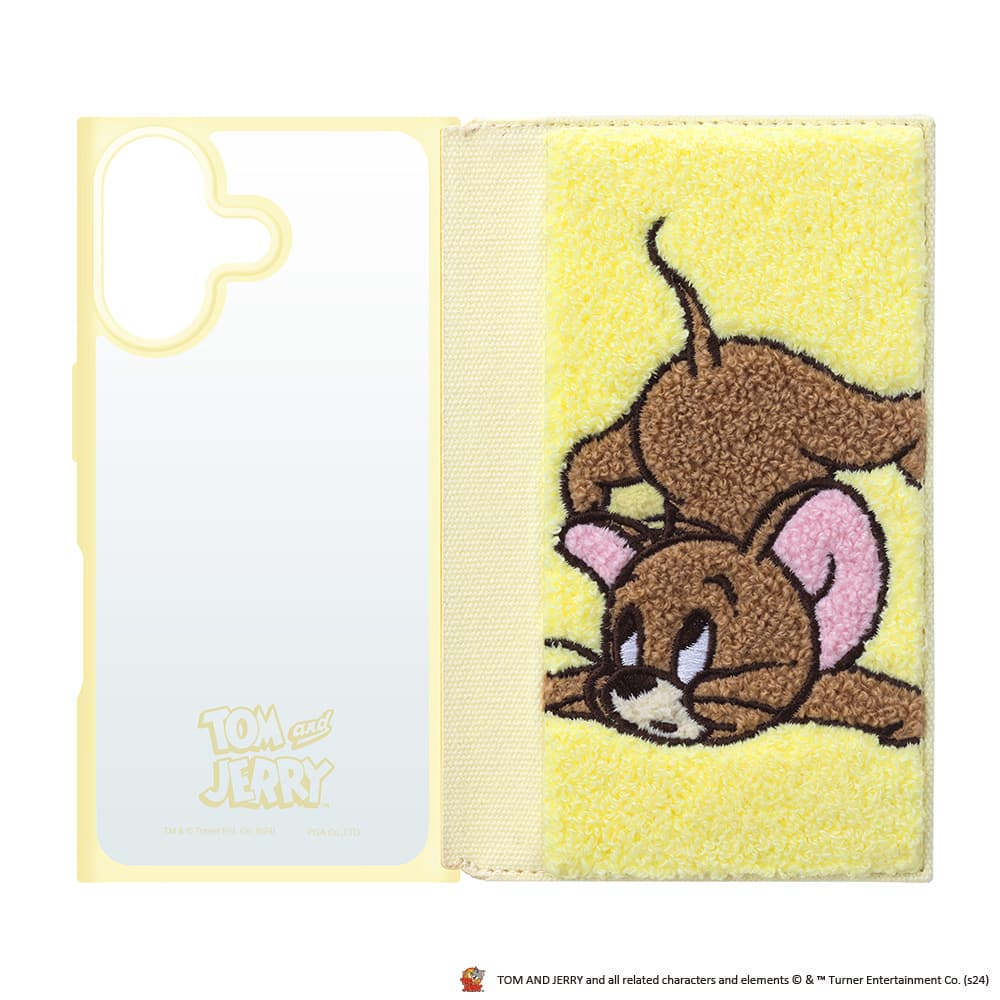 PGA iPhone 16用 クリアフリップケース(サガラ刺繍) ジェリー PG-W24ACF02JER - Image 10